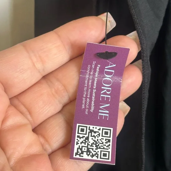 NEW Adore Me Rae Black Lace Sheer Underwire Nightie Lingerie, Size 3X - Picture 8 of 12